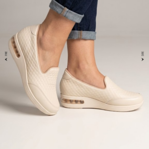 TÊNIS FEMININO ORTOPÉDICO OFF WHITE- MODARE