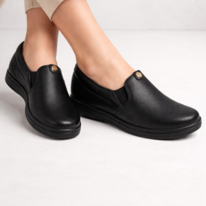 TÊNIS FEMININO ORTOPÉDICO SLIP ON  PRETO- MODARE