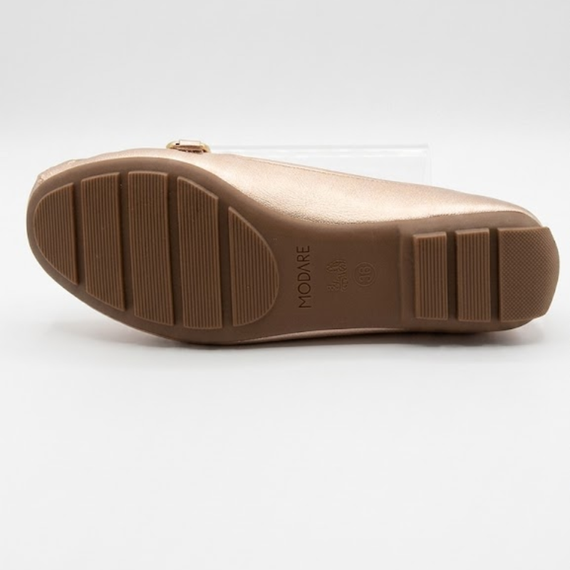Mocassim Metalizado Dourado Modare Feminino Confortável - Imagem 5
